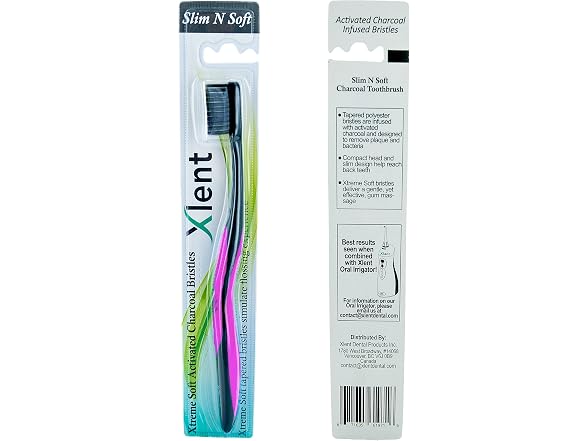 Xlent SMYL Activated Charcoal Toothbrush – Ultra