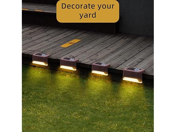CzlBezr Solar Deck Lights Outdoor