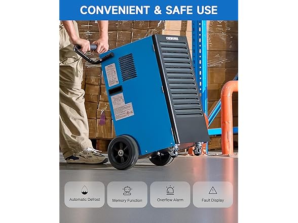 CREWORKS Crawl Space Dehumidifier 180 PPD