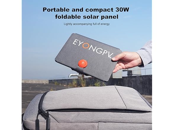 30W Portable Foldable Solar Panel