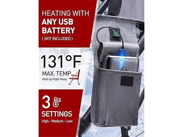 Heated Camping Chair