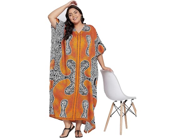 Oussum Women (One Size Plus) Ladies Kaftans Dress