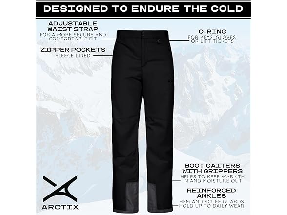 Arctix Mens Essential Snow Pants
