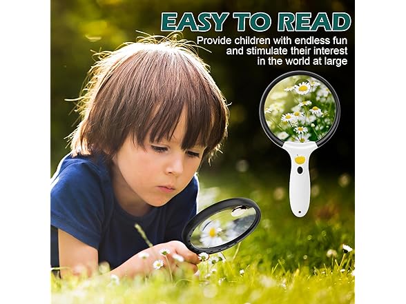 Large Magnifying Glass with Light