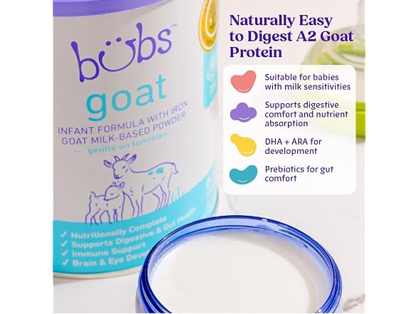Bubs Whole Goat Milk Infant Formula 20oz