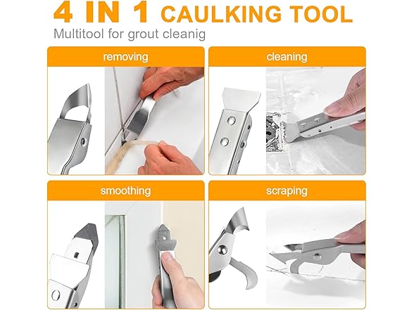 AMZBUY JD-SSCT-003 Stainless Steel Caulking Tool