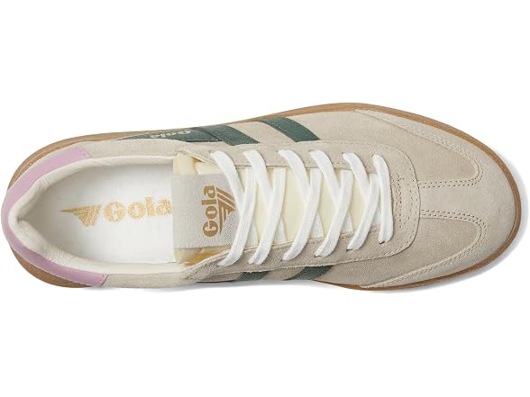 Gola Womens Athena, Bone/Evergreen/Candy