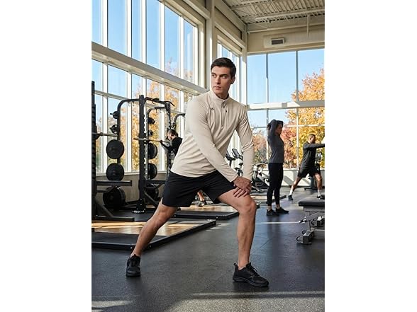 SENBWL Mens Long Sleeve Running Shirts