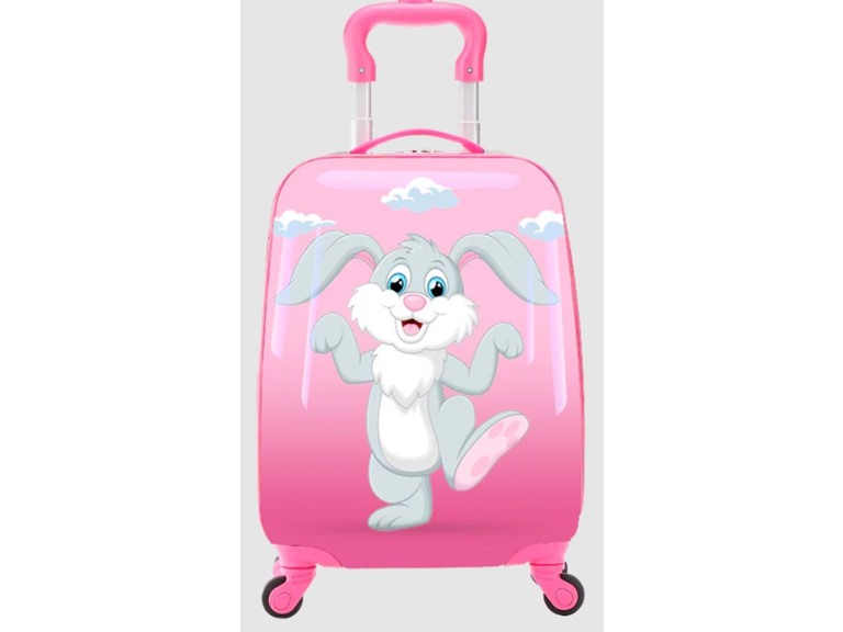 TUCCI Italy HAPPY BUNNY 18" Spinner Wheel Children Suitcase