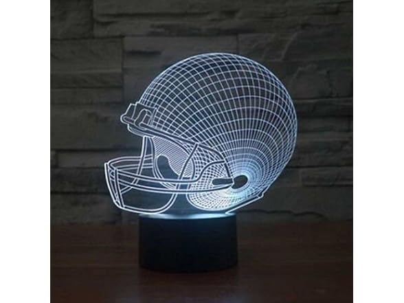 Ticent Football Helmet 3D Lamp
