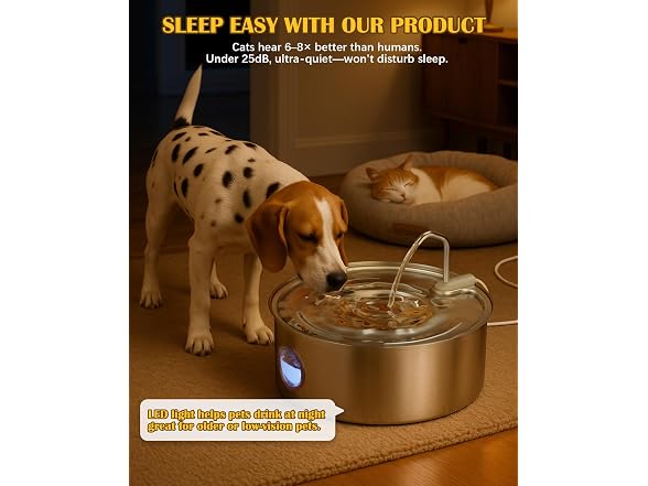 puppyspout Dog Water Fountain for Large Dogs