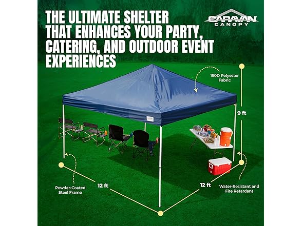 Caravan Canopy 12 by 12 Foot Tent