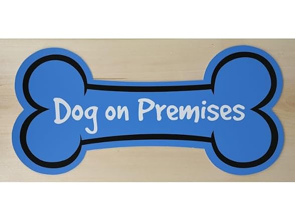 Hillman Sign Center - Dog on Premises 14.5" L