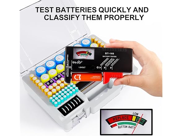 Tututry 262+ Battery Organizer Box