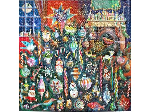 eeBoo 1000 Piece Puzzle - Holiday Ornaments