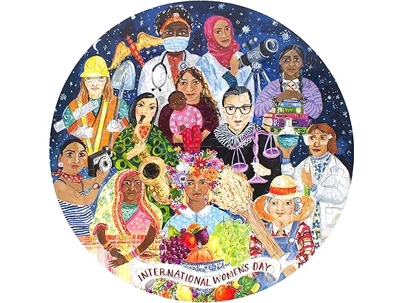 International Women's Day Round Puzzle
