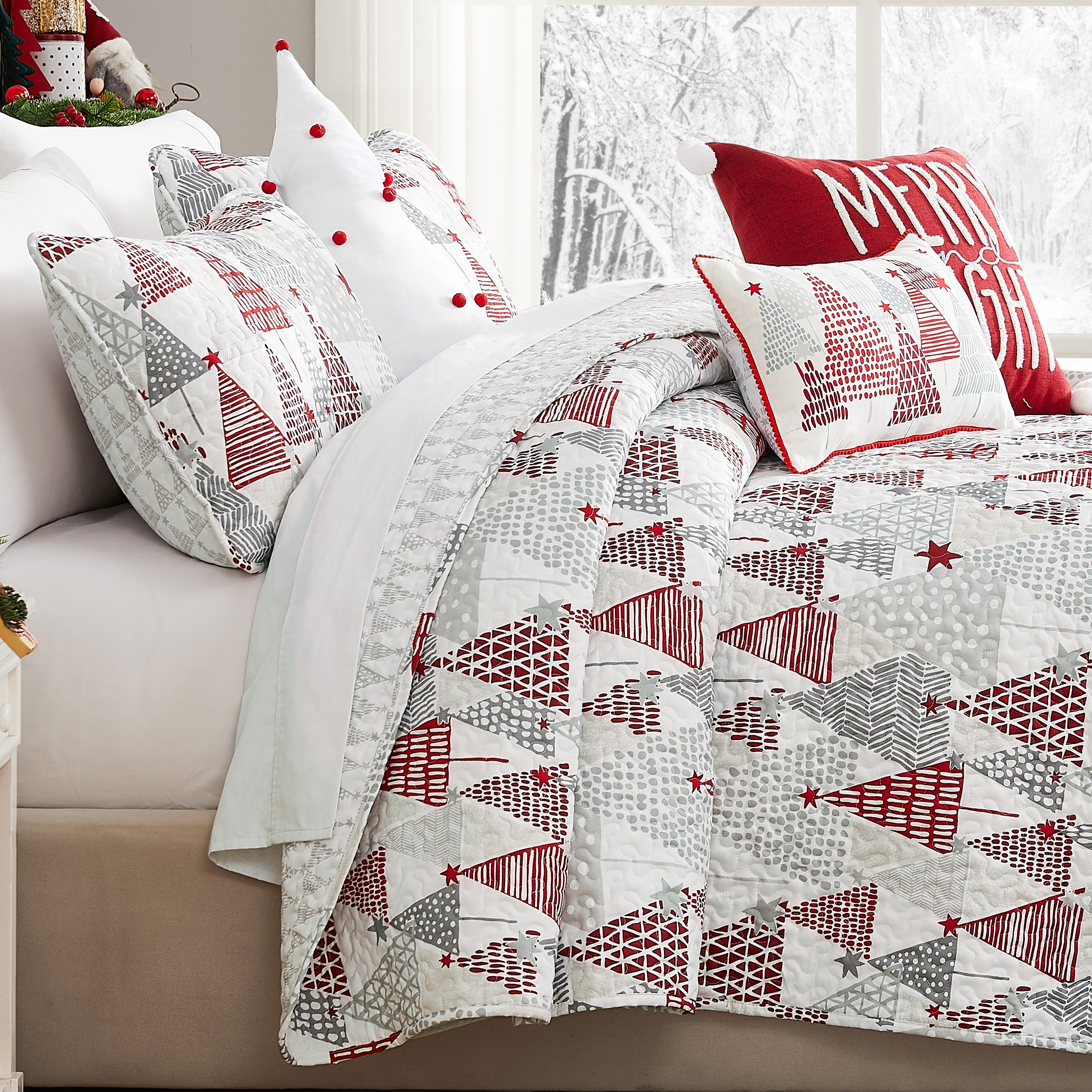 Southshore 6pc Christmas Quilt Set - Gallery 24