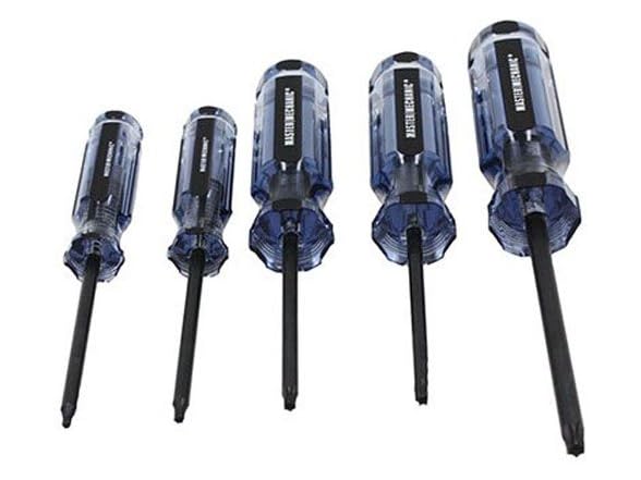 Master Mechanic 167488 5 Piece Torx Screwdriver Set