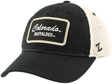 ZHATS Standard NCAA Officially Licensed Hat University Patch Brick Team Color Stone, One Size