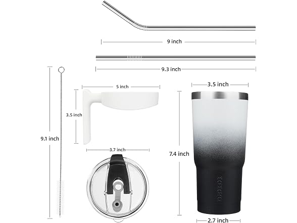 BJPKPK 20 oz Tumbler with Handle
