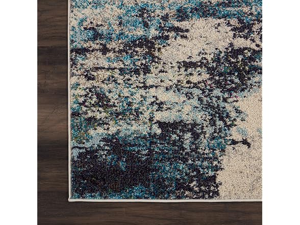 Nourison Home Celestial Ivory Teal 7x10
