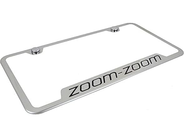 Mazda Zoom Zoom License Frame