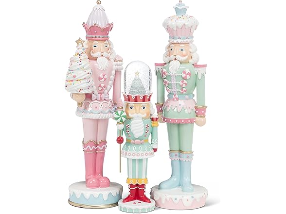 Abbott Collection Shiny 18" Candy Nutcracker Figurine