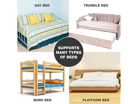 DMI Foldable Box Spring Bunkie Board and Bed