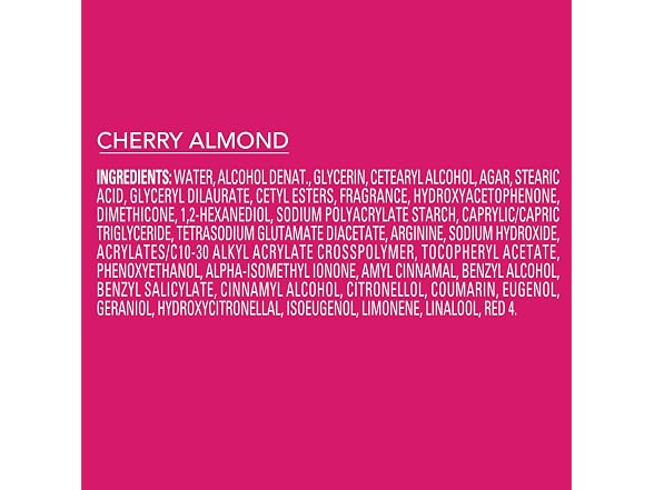 Jergens Cherry Almond Lotion Bursts Squishy Heart