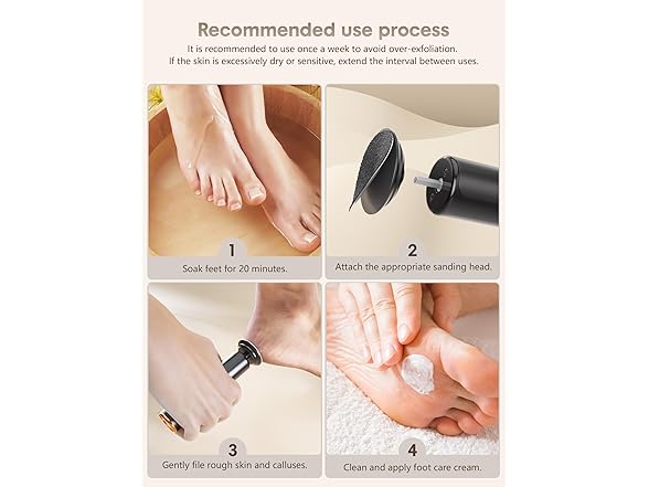 KIUCID Electric Foot Callus Remover