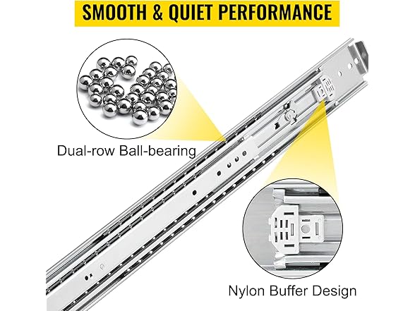 VEVOR Heavy Duty Drawer Slides 40\" Length