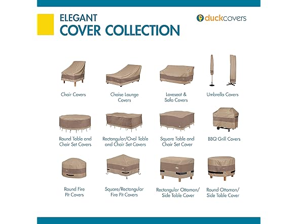 Round Patio Table & Chair Set Cover
