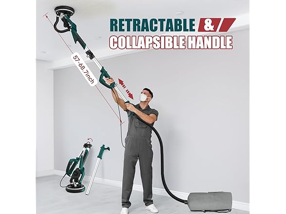 NEU MASTER Drywall Sander | 800W 6.5 Amp