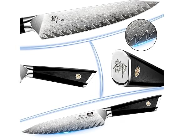 SHAN ZU 6" Damascus Chef Knife