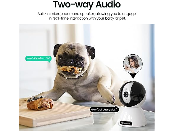 VSMAHOME 2K Indoor Security Camera