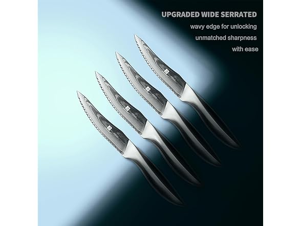 zongchuan 9C Damascus Steel Steak Knives
