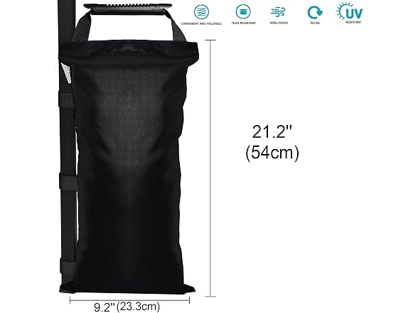 SANWAY 120 LBS (Unfilled) Sand Bags 4Pack
