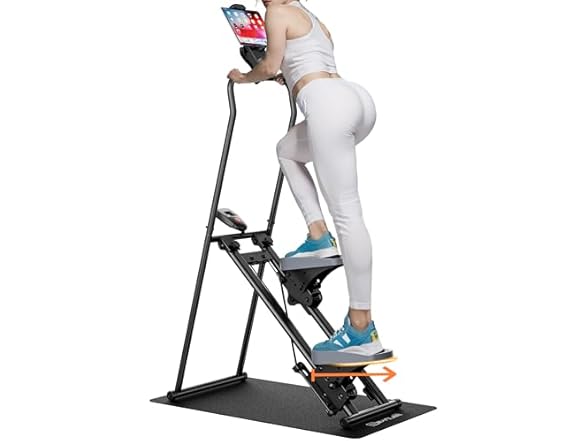 seanleecore Stair Stepper Machine for Home with Device Holde (Open Box)