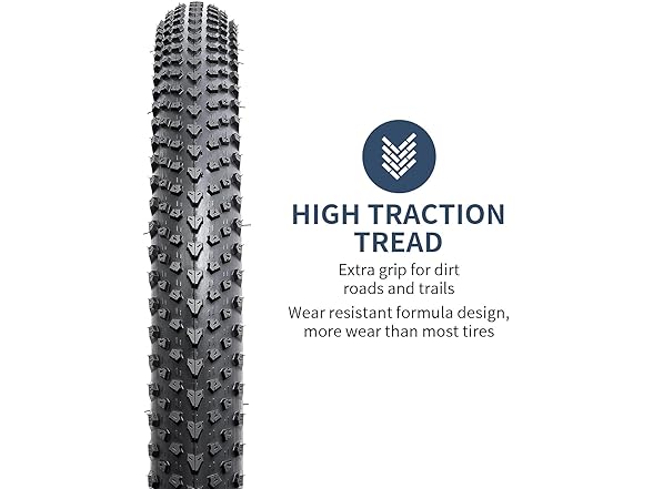 YUNSCM 26x1.95" MTB Tires & Tubes, 2-Pack
