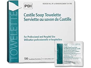 $4.99, Was $8.27, 39% Off! PDI Castile Soap Towelette, 7.7 x 5.0 dealfomo