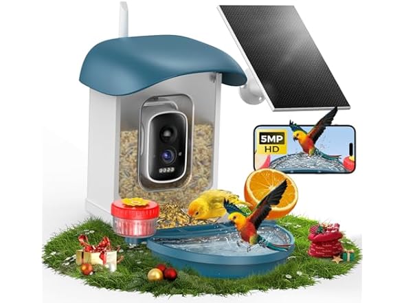 Loatos Bird Feeder with Camera
