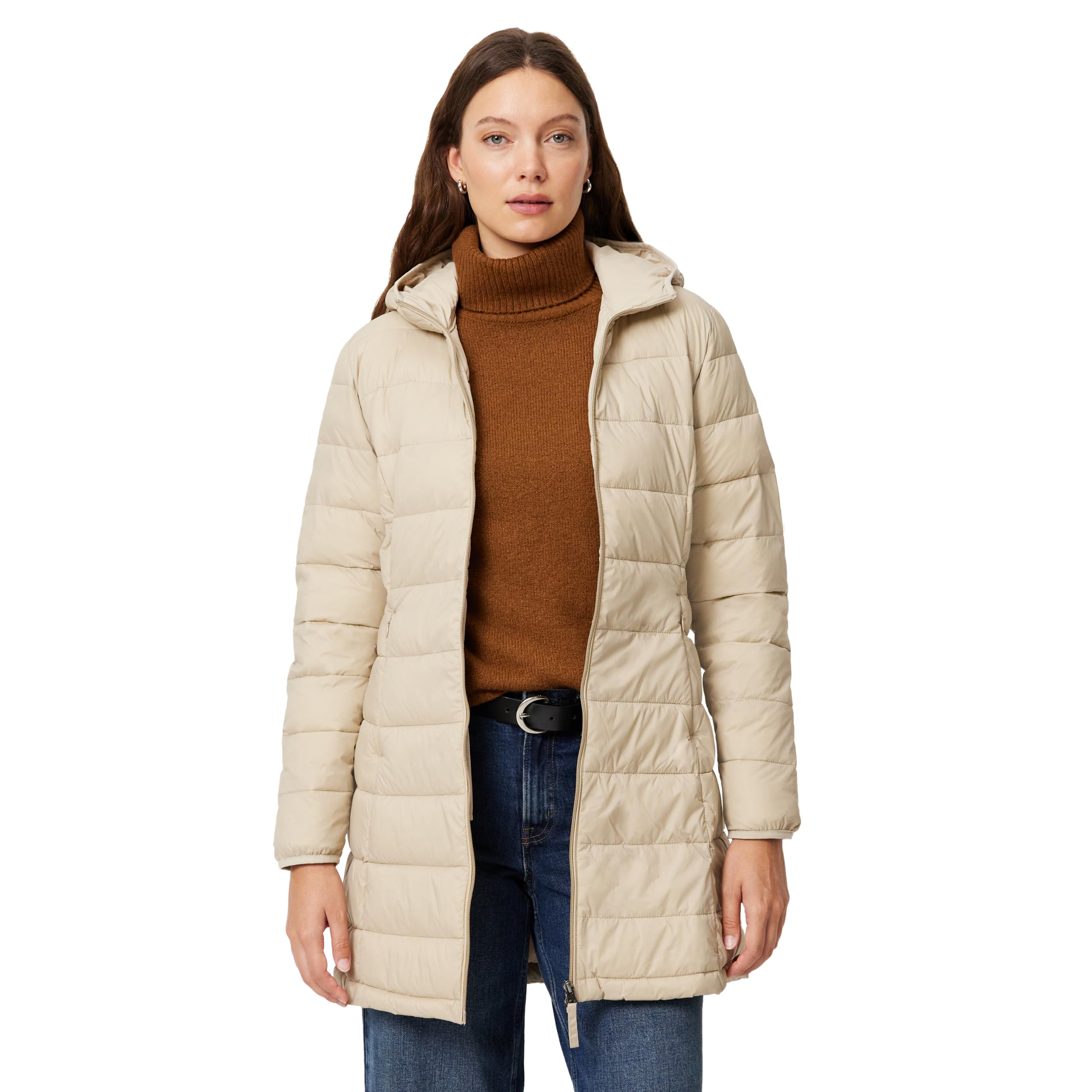 Amazon Essentials Women Lightweight Hooded Coat - Gallery 13