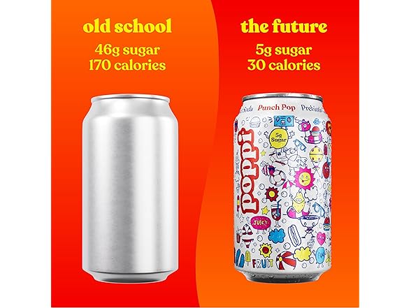 Poppi Sparkling Prebiotic Soda Variety, 12-Pack
