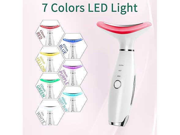 XMXW 7 Color Facial Massager