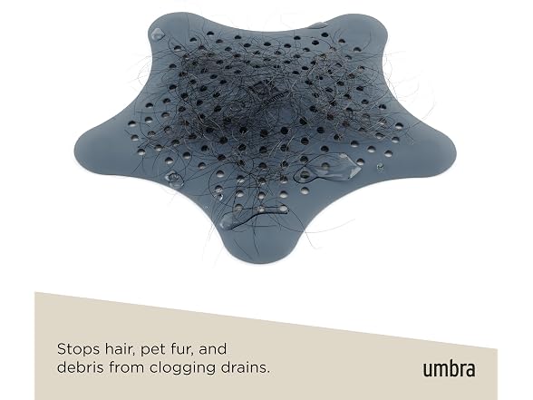 Umbra Starfish Hair Catcher, Fun Drain Cover
