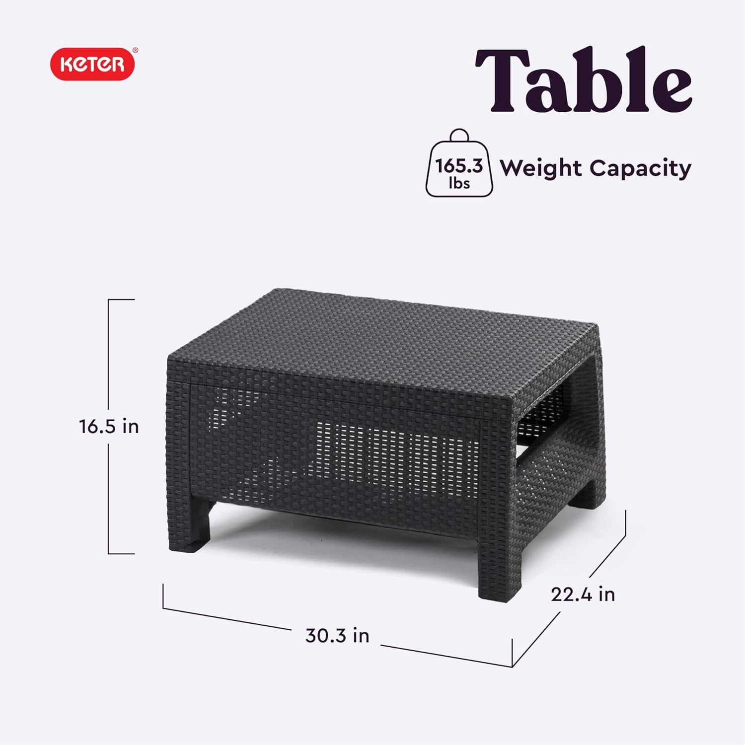 Keter Corfu Outdoor Patio Set, 4-Piece - Gallery 24