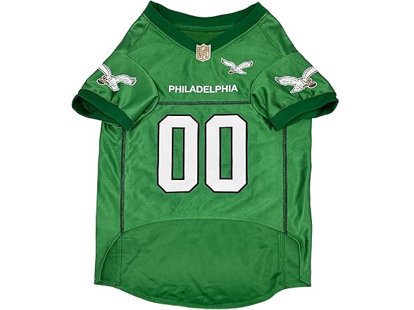 Pets NFL Throwback Dog Jersey XS Eagles