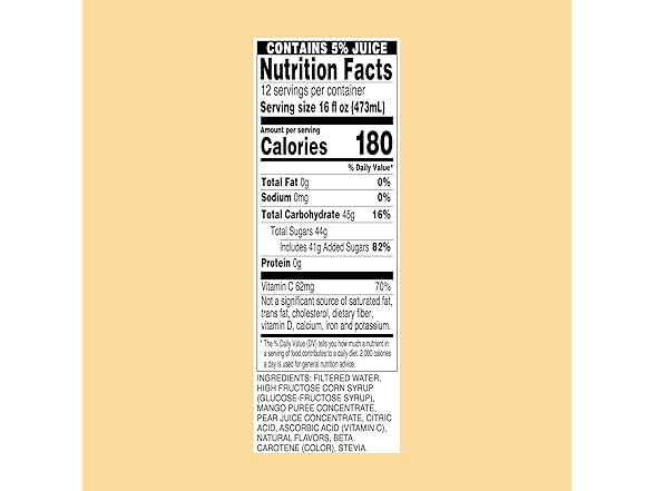 12PK AriZona Mucho Mango - Fruit Juice Cocktail
