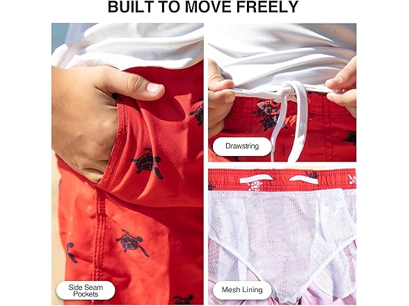 Kanu Surf Men Little Boys Horizon Quick Dry Trunk
