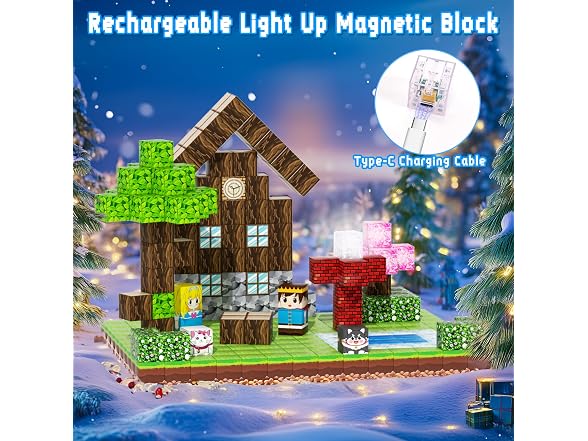 KIZJORYA 108PCS Magnetic Blocks